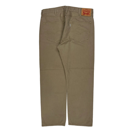 Levis 505 Chinos - 36W 30L Beige Cotton
