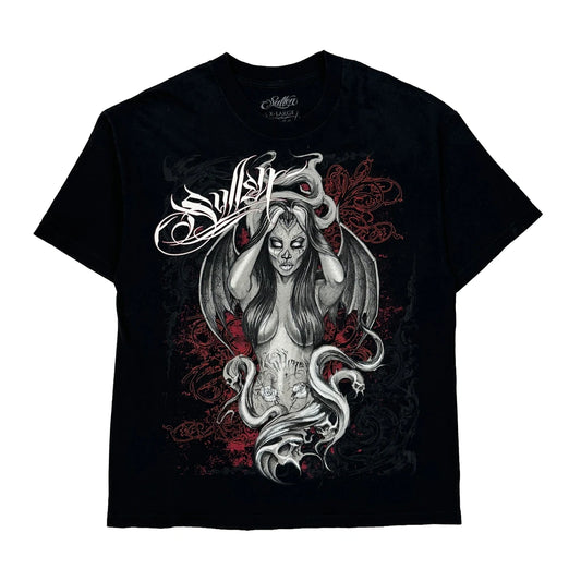 Made In USA Sullen Graphic T-Shirt - XL Black Cotton