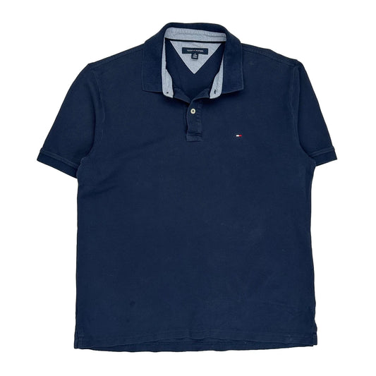 Tommy Hilfiger Polo Shirt - XL Navy Cotton