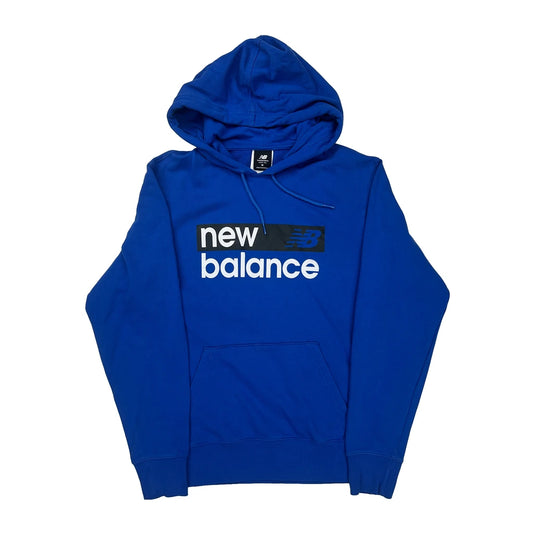 New Balance Hoodie - Medium Blue Cotton Blend