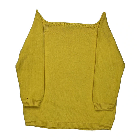 Tommy Hilfiger Jumper - XL Yellow Cotton