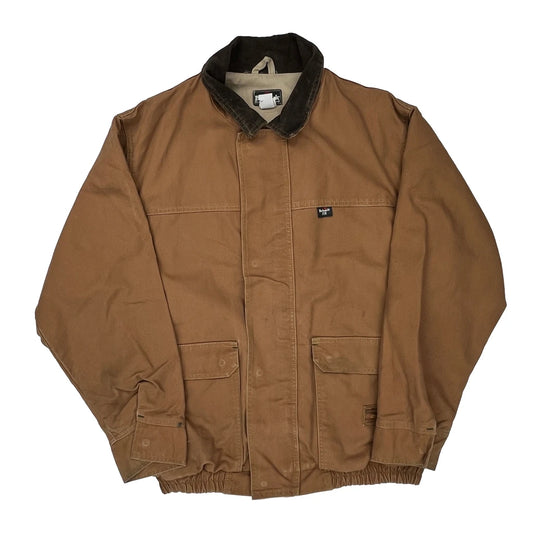 Bulwark Workwear Jacket - Large Brown Cotton