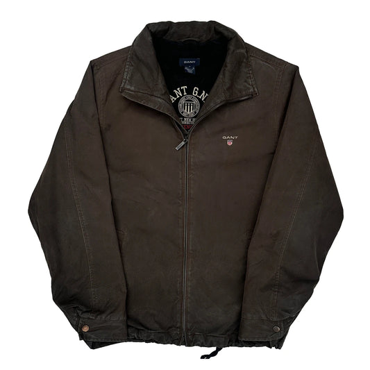 Made In Portugal Gant Jacket - Small Brown Cotton