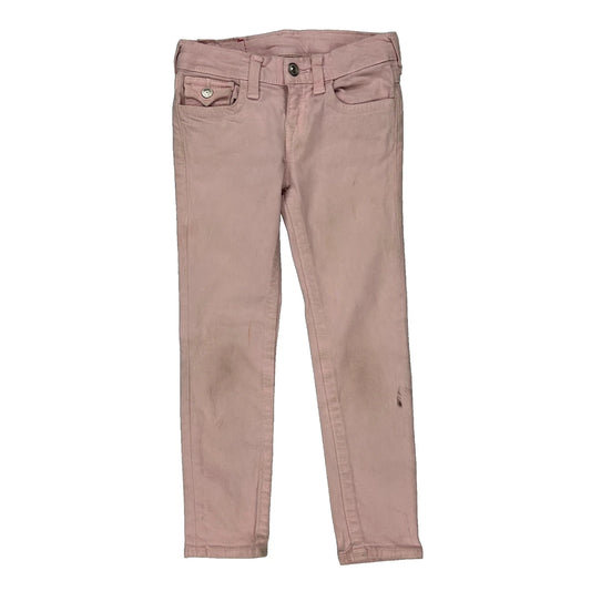 Age 6 True Religion Jeans - Small Pink Cotton