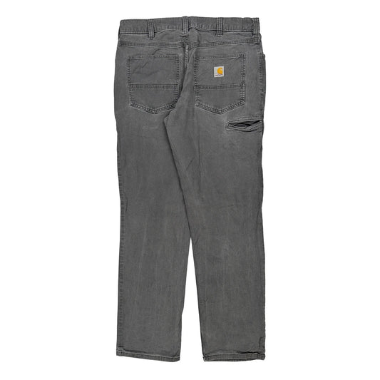 Carhartt Carpenter Trousers - 34W 32L Grey Cotton
