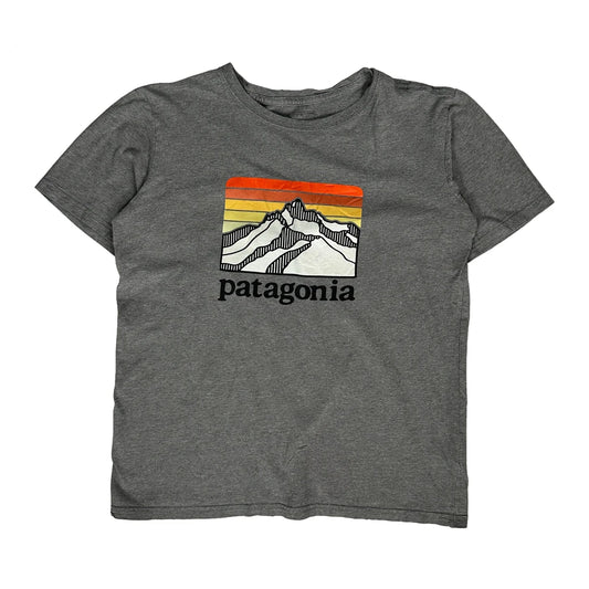 Age 16-18 Patagonia Graphic T-Shirt - XL Grey Cotton