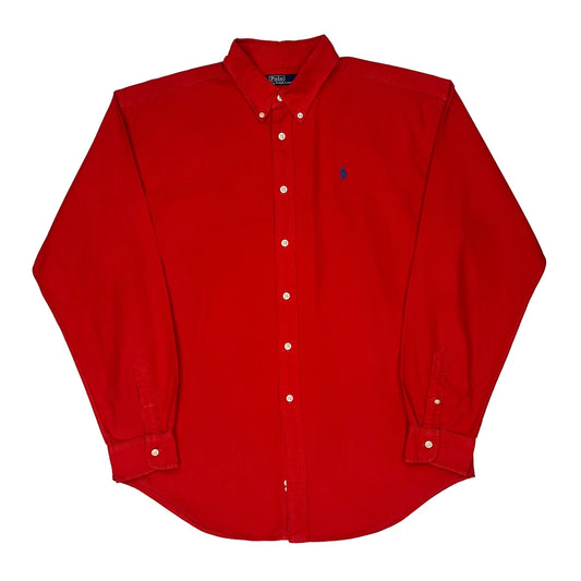 Polo By Ralph Lauren Shirt - XL Red Cotton