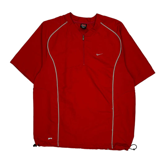 Nike Windbreaker - Medium Red Polyester