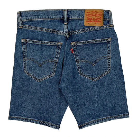 Levis Denim Shorts - 30W 9L Blue Cotton