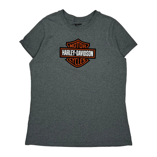 Harley Davidson Graphic T-Shirt - XL Grey Cotton