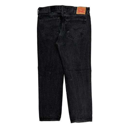 505 Levis Jeans - 36W 30L Black Cotton