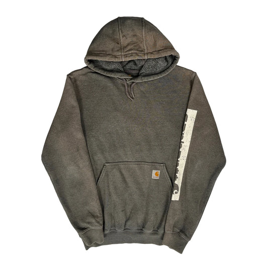 Vintage Carhartt Hoodie - Small Grey Cotton