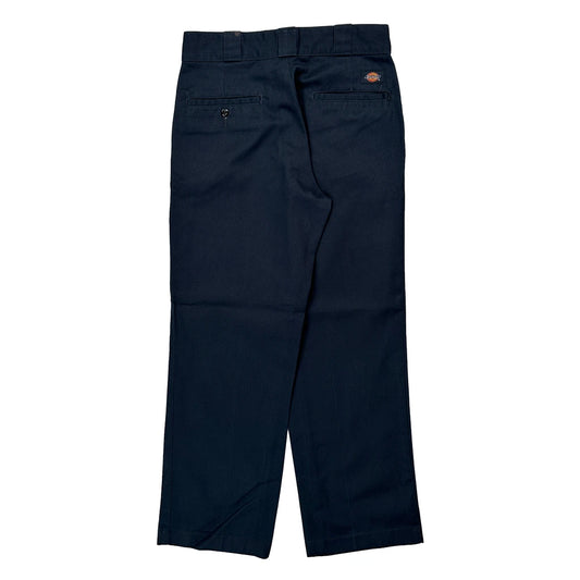 Vintage Dickies Trousers - 28W UK 10 Navy Polyester