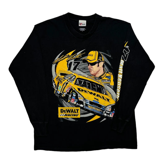 Matt Kenseth Chase Authentics Nascar Long Sleeve T-Shirt - Large Black Cotton