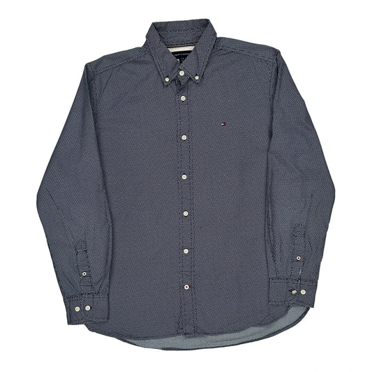 Tommy Hilfiger Shirt - Large Blue Cotton