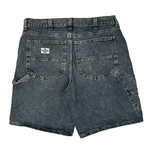 Lee Carpenter Shorts - 36W 10L Dark Wash Denim
