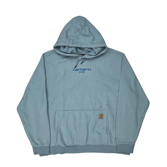 Force Carhartt Hoodie - 2XL Blue Cotton Blend