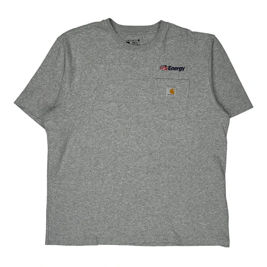 Carhartt T-Shirt - XL Grey Cotton