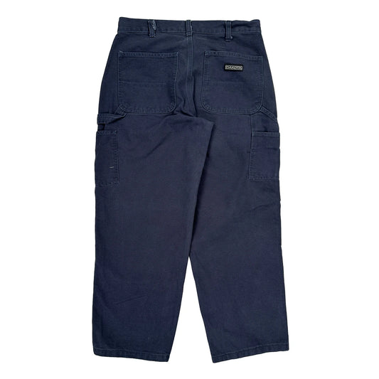 Dakota Grizzly Carpenter Trousers - 32W 32L Navy Cotton