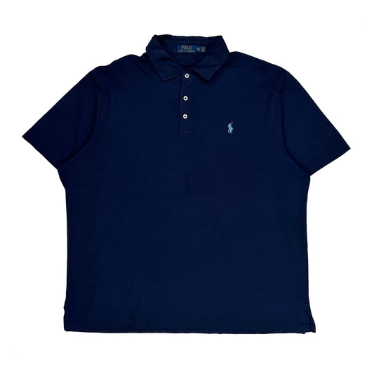Polo By Ralph Lauren Polo Shirt - 2XL Navy Cotton