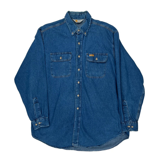 Carhartt Denim Shirt - 2XL Blue Denim