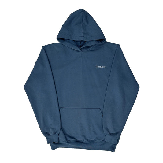 Carhartt Hoodie - Medium Blue Cotton Blend