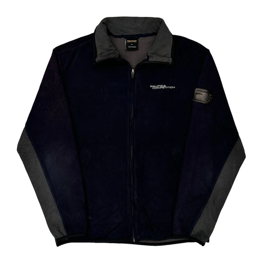 Nautica Fleece Jacket - Medium Navy Polyester