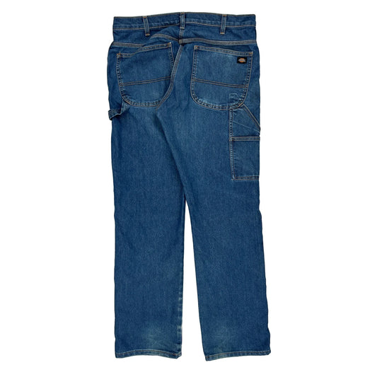 Dickies Carpenter Jeans - 35W 32L Blue Cotton
