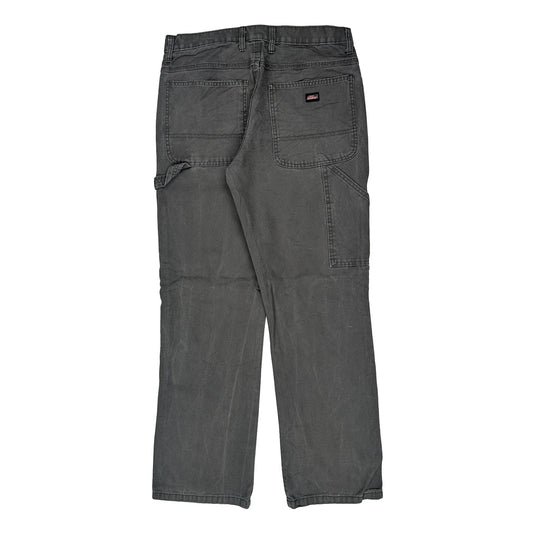 Dickies Carpenter Trousers - 32W 31L Grey Cotton