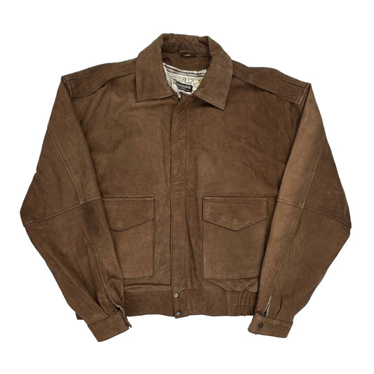 Steer Brand Jacket - 2XL Brown Suede