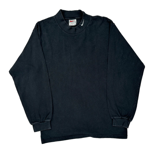 Nike Sweatshirt - Medium Black Cotton