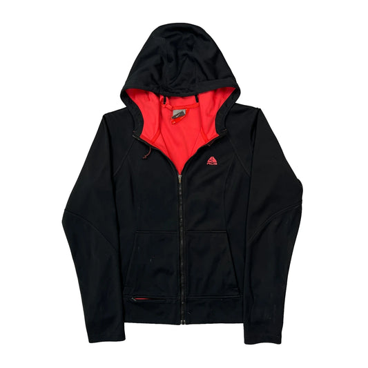 Vintage Nike Acg Windbreaker - Medium Black Polyester