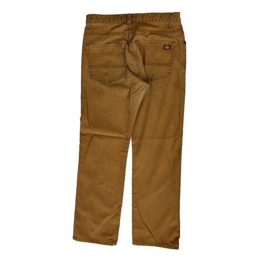 Dickies Trousers - 29W 29L Brown Cotton Blend