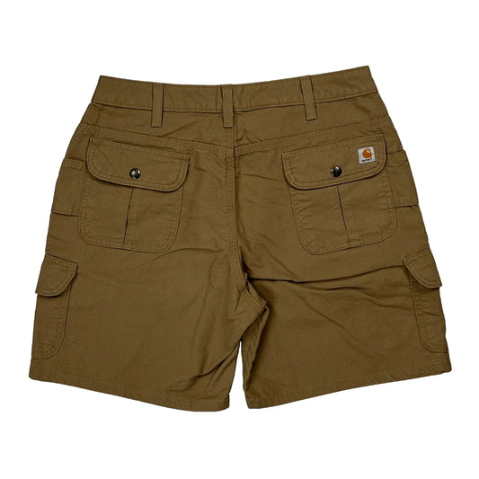 Carhartt Cargo Shorts - 30W UK 10 Brown Cotton