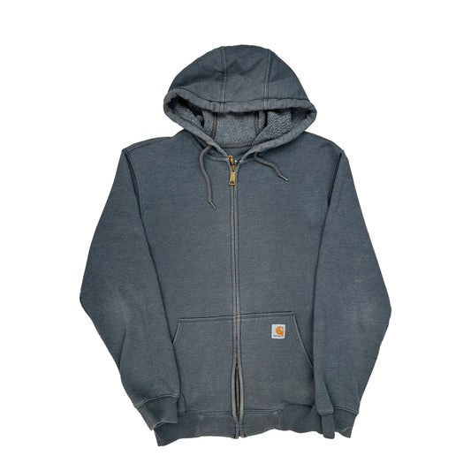 Carhartt Hoodie - Small Grey Cotton Blend