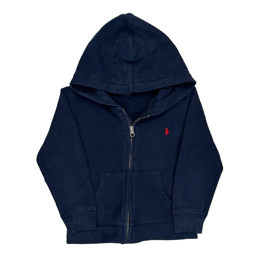 Age 4 Polo By Ralph Lauren Hoodie - Small Navy Cotton