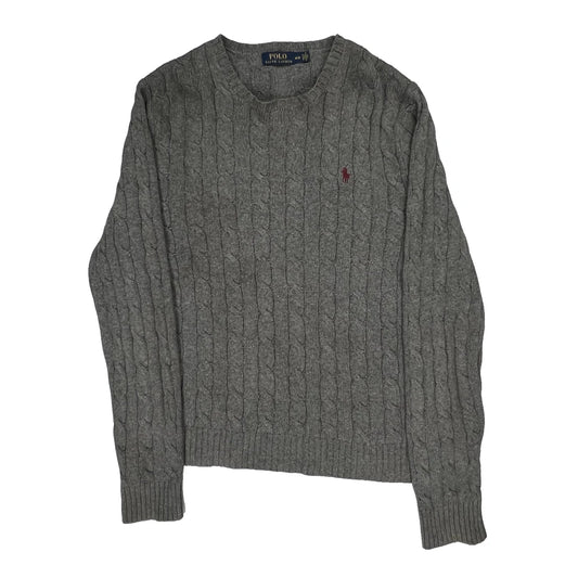 Polo By Ralph Lauren Jumper - Medium Grey Cotton