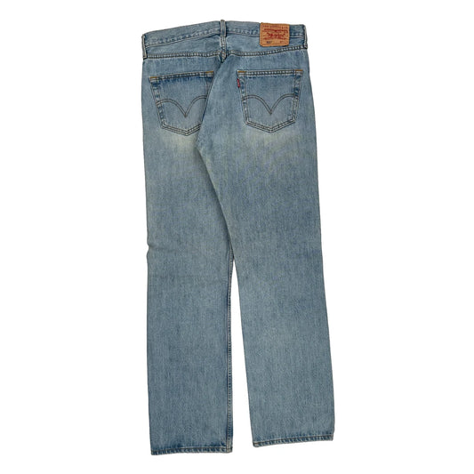 501 Levis Jeans - 30W 31L Light Wash Cotton