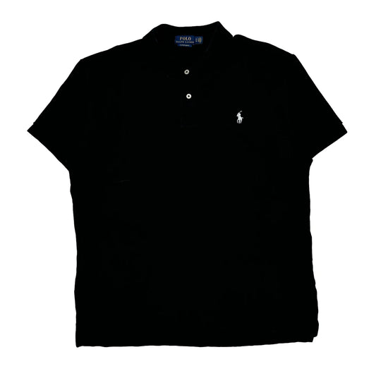 Polo By Ralph Lauren Slim Fit Polo Shirt - XL Black Cotton