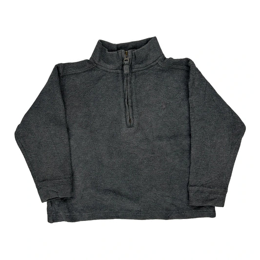 Age 2 Polo By Ralph Lauren 1/4 Zip - XS Grey Cotton