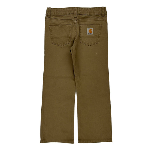 Age 8 Carhartt Trousers - Small Brown Cotton Blend