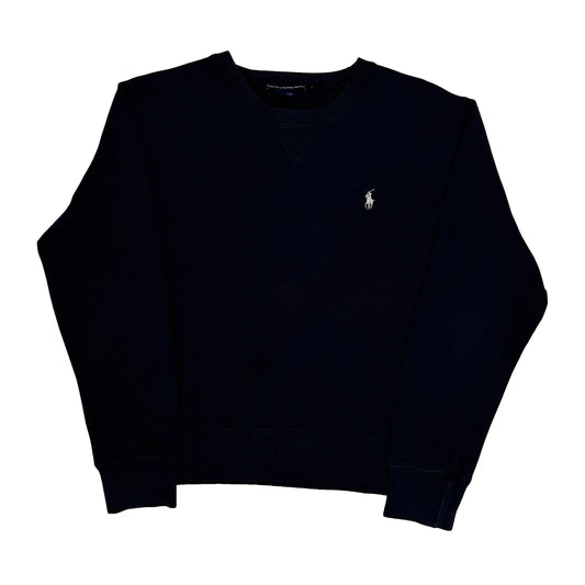 Ralph Lauren Sport Sweatshirt - Large Black Acrylic