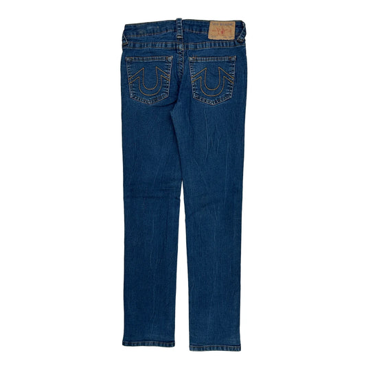 True Religion Slim Fit Jeans - 26W 27L Blue Denim