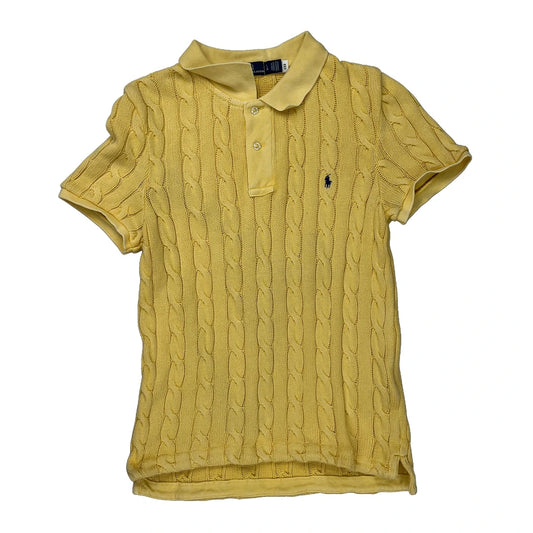 Polo By Ralph Lauren Top - Large Yellow Cotton