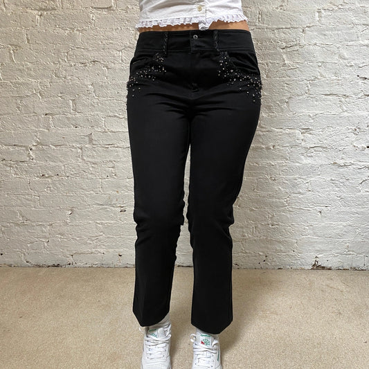 Vintage black Scervino Street Jeans - womens 33" waist