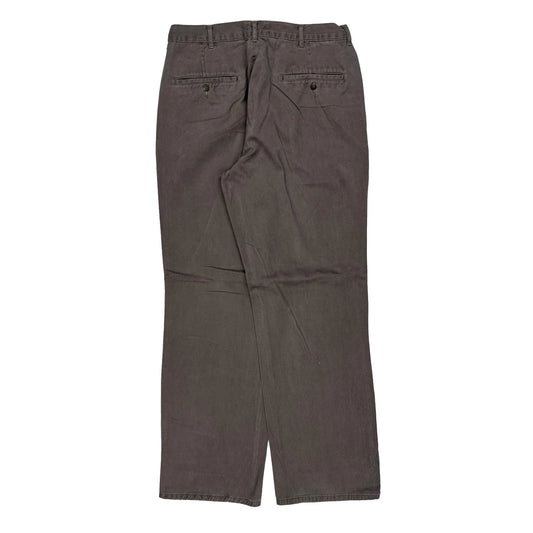 Made In USA Polo By Ralph Lauren Pleated Trousers - 31W 32L Grey Cotton