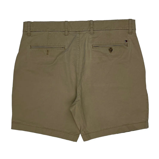 Tommy Hilfiger Chino Shorts - 34W 9L Beige Cotton