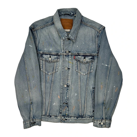 Levis Denim Jacket - Large Light Wash Cotton