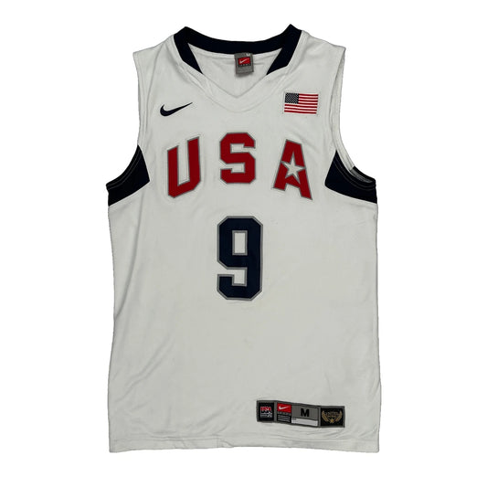 Dwayne Wade Team USA Nike 2008 Jersey - Medium Blue Polyester