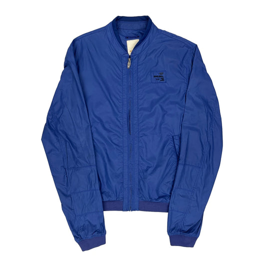 Diesel Bomber Jacket - Large Blue Nylon